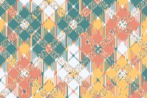 Abstract glitch field with future-inspired geometry and rough textures. The.. Stock Illustration