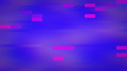 Abstract glitch gradient animated background with cobalt mid colors Stock Footage 332085447