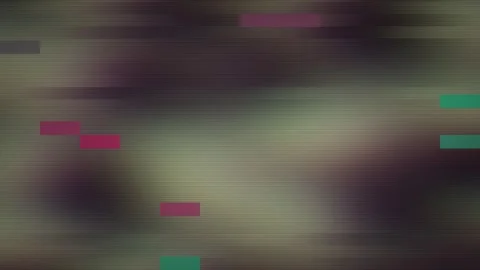Abstract glitch gradient animated background with indigo deep colors Stock Footage 332164901