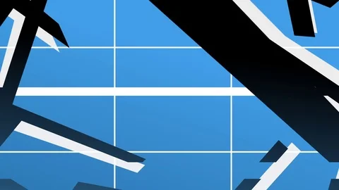 Abstract Glitch Intro Stock Footage 70672956