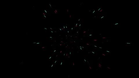 Abstract Glitch Noise Animation on Black Background Stock Footage 343546359