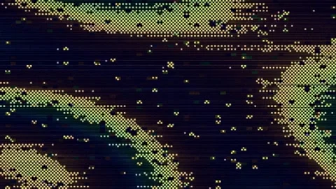 Abstract Glitch Overlay 4K — Bad TV Digital Distortion Loop Stock Footage 329802138
