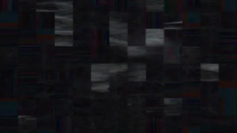 Abstract Glitch Overlay 4K — Bad TV Digital Distortion Loop Stock Footage 329831787