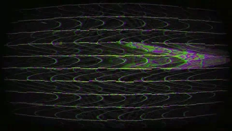Abstract Glitch Overlay 4K — Bad TV Digital Distortion Loop Stock Footage 329842823