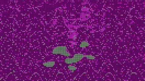 Abstract Glitch Overlay 4K — Bad TV Digital Distortion Loop Stock Footage 329845407