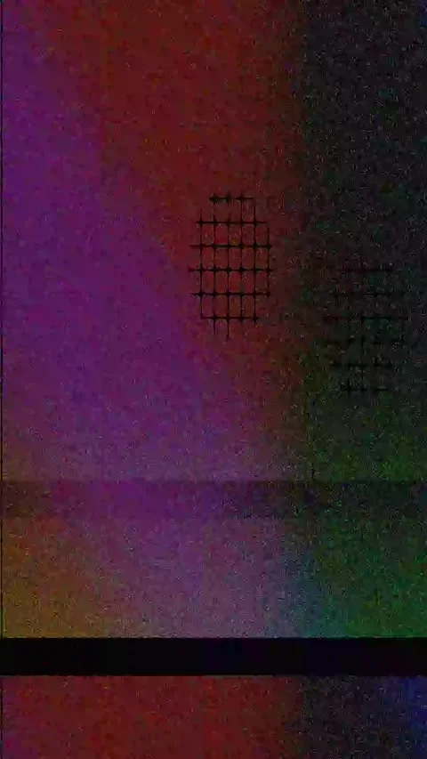 Abstract Glitch Overlay 4K Vertical — Bad TV Distortion VJ Loop Stock Footage 329787433