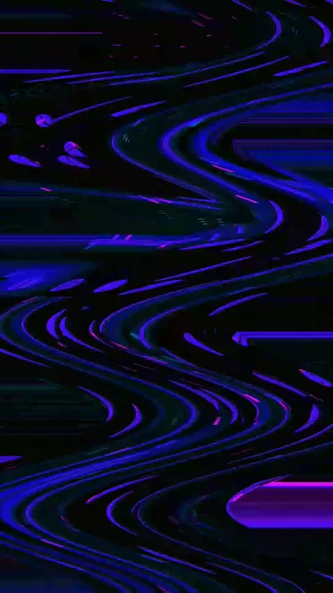 Abstract Glitch Overlay 4K Vertical — Bad TV Distortion VJ Loop Stock Footage 329854066