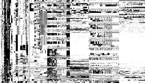 Abstract glitch overlay with a transparent background. Png overlay background Stock Illustration