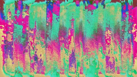 Abstract glitch psychedelic texture seamless loop pattern. VFX fractal Stock Footage 172445060