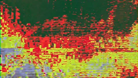 Abstract glitch psychedelic texture seamless loop pattern. VFX fractal Stock Footage 175121986