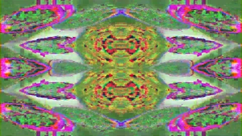 Abstract glitch psychedelic texture seamless loop pattern. VFX fractal Stock Footage 175123112