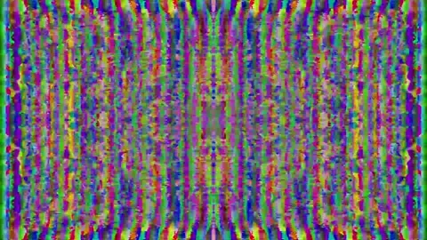 Abstract glitch psychedelic texture seamless loop pattern. VFX fractal Stock Footage 177277251