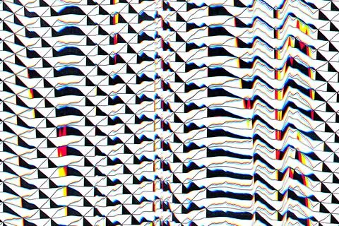 Abstract glitch texture. Glitched modern art, scan Stock Illustration