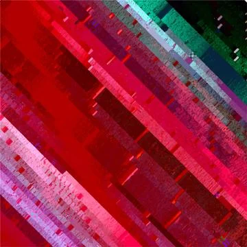 Abstract Glitch Texture Stock Illustration