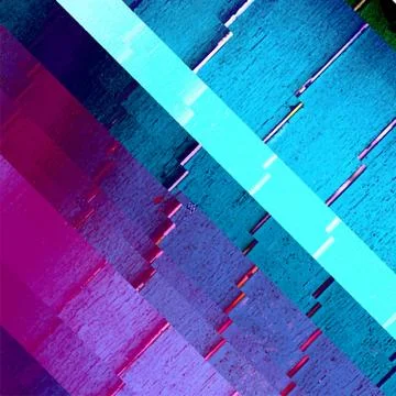 Abstract Glitch Texture Stock Illustration