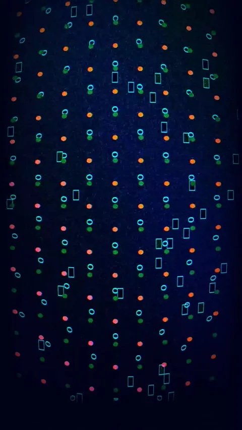 Abstract Glitch VJ 4K Vertical — Psychedelic Distortion Loop Stock Footage 329791218