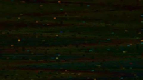 Abstract Glitch VJ Loop 4K — Psychedelic Distortion Effect Stock Footage 329678086