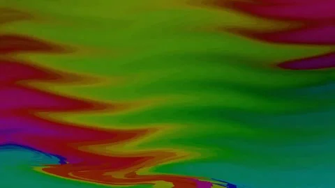 Abstract Glitch VJ Loop 4K — Psychedelic Distortion Effect Stock Footage 329789017