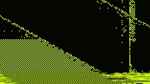 Abstract Glitch VJ Loop 4K — Psychedelic Distortion Effect Stock Footage 329801153