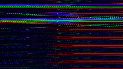 Abstract Glitch VJ Loop 4K — Psychedelic Distortion Effect Stock Footage 329816967