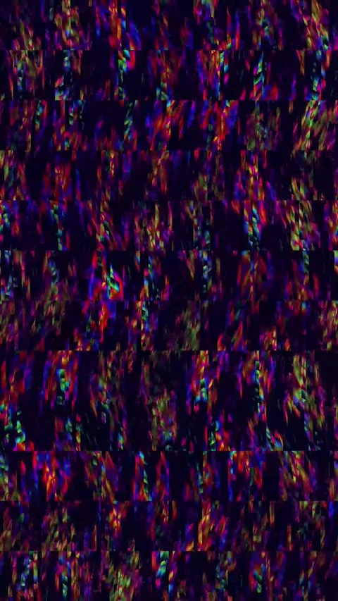 Abstract Glitch Warp Effect Portrait Video stock 331081553