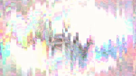 Abstract Glitch Warp Effect Wide Stock Footage 331078793