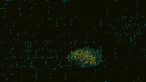 Abstract Glitch Warp Effect Wide Stock Footage 331080553