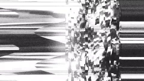Abstract Glitch Warp Effect Wide Stock Footage 331081117