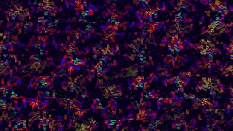 Abstract Glitch Warp Effect Wide Stock Footage 331081529