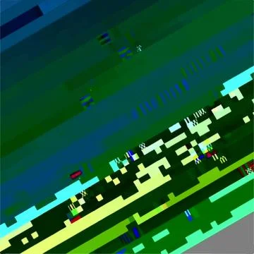Abstract Glitched Background Stock Illustration