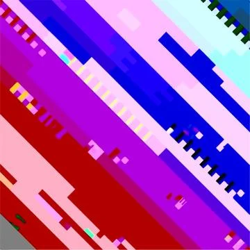 Abstract Glitched Background イラスト素材