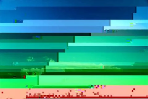 Abstract Glitched Background Stockillustratie