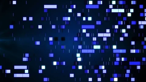 Abstract glitched shapes Stock Footage 76082204