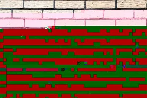 Abstract Glitched Texture Stock Illustration