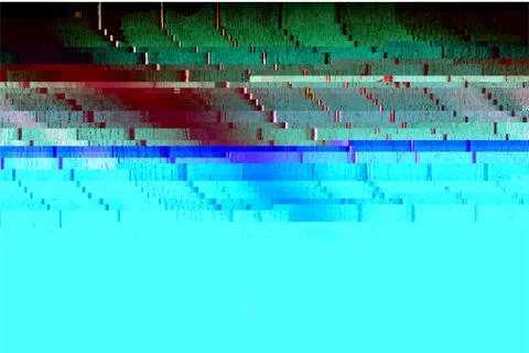 Abstract Glitched Texture Stock Illustration