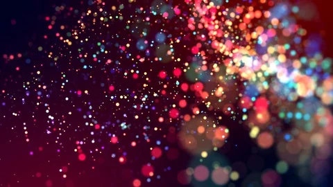 Abstract glitter 4k background with shining bokeh, sparkling multi colored Stock Footage 115944257