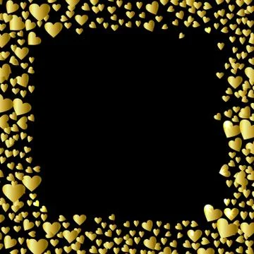 Abstract glitter background for your Valentines Day greeting card design. Gol Stock Illustration
