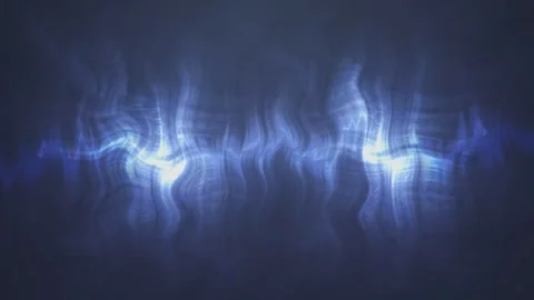 Abstract glitter light hitting blue liquid Stock Footage 256212789