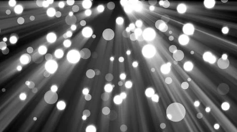 Abstract glitter lights on black background. Round defocused circles bokeh... Stockfoto's