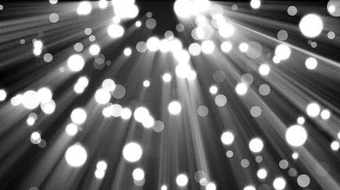 Abstract glitter lights on black background. Round defocused circles bokeh... Stockfoto's