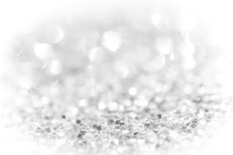 Abstract glitter silver background Foto stock