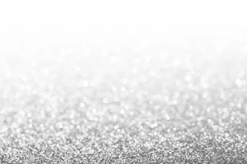 Abstract glitter silver background Stock Photos