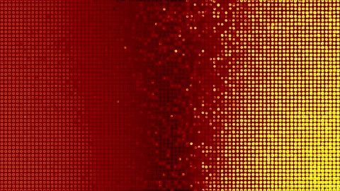 Abstract glitter sparkle light halftone dots pattern shine like a fire burning. Stock Footage 225462042