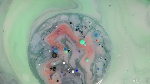 Abstract glittering colors in motion. Patterns in macro. Stock Footage 100158668