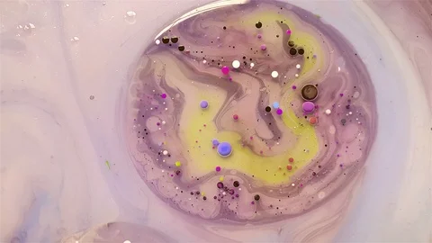 Abstract glittering colors in motion. Patterns in macro. Stock Footage 100160202