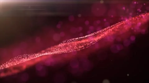 Abstract Glittering Defocused Particles Wave Pattern Flowing Background Stock Illustration