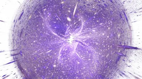 Abstract glittering geometric texture with blue and white particles. Fantasy  イラスト素材