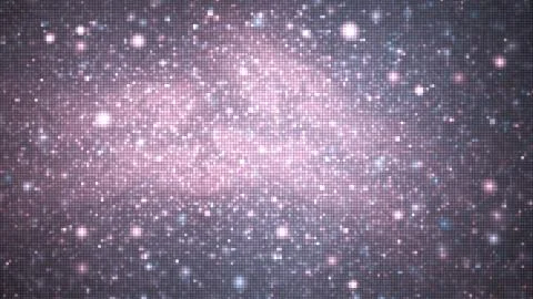 Abstract glittering geometric texture with rose and silver pixels. Fantasy fr Stock Illustration