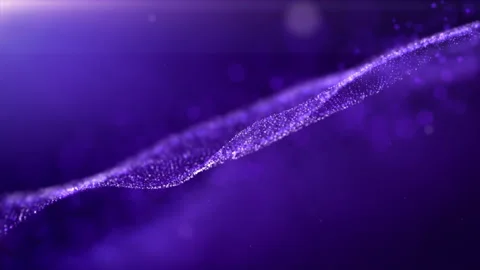 Abstract Glittering Purple Particles Background Видео 170677563