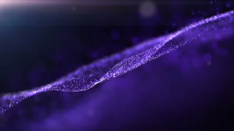 Abstract Glittering Purple Particles Background Stock-Footage 170677804